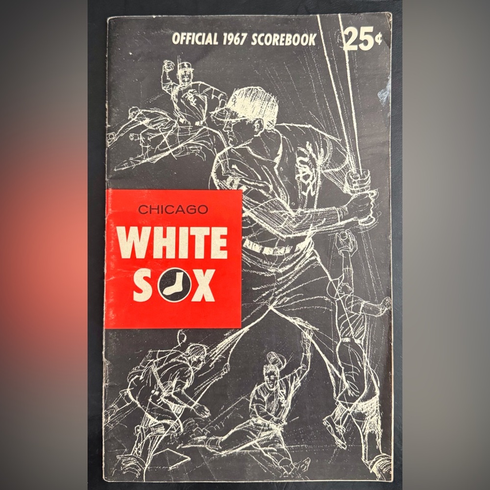 VINTAGE Baseball - 1967 Scorebook Chicago White Sox - OFFICIAL